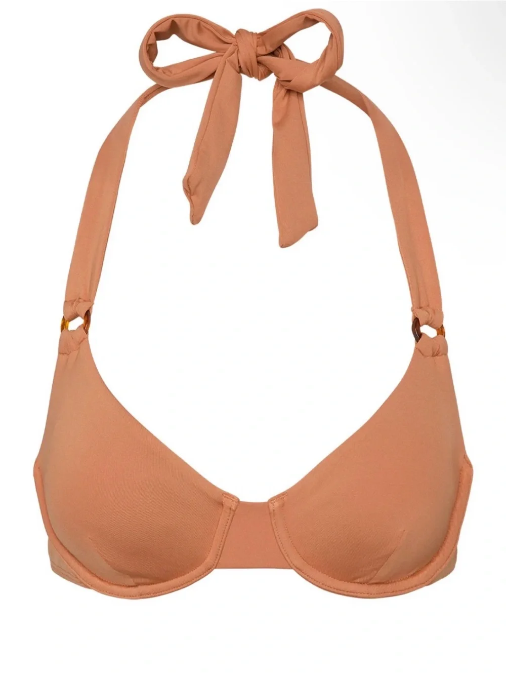 NWT Monday Swimwear Desert Rose Bikini Set with Tortoise Ring Detail – Size VVV
